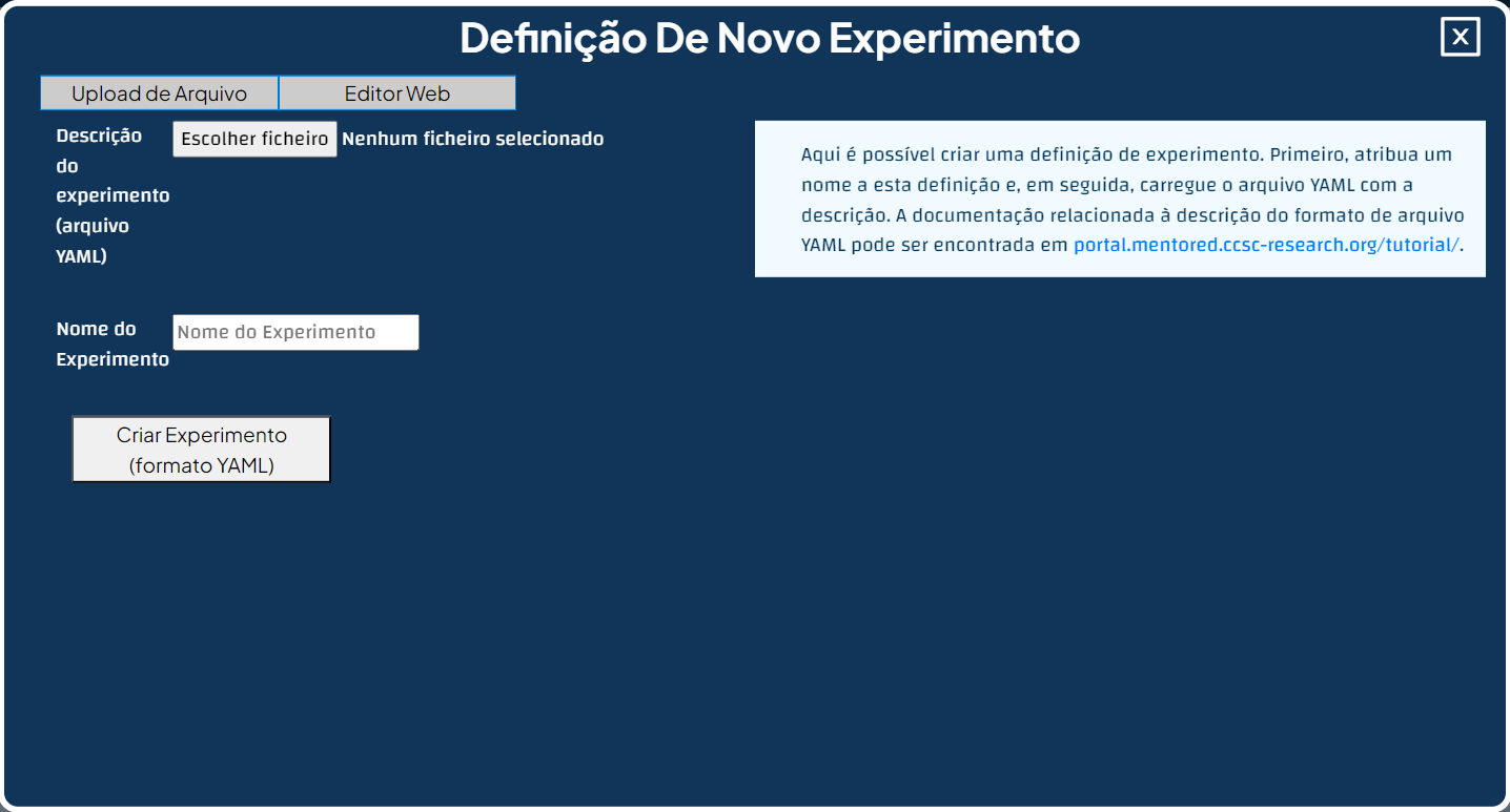 PopUp de Nova Definição