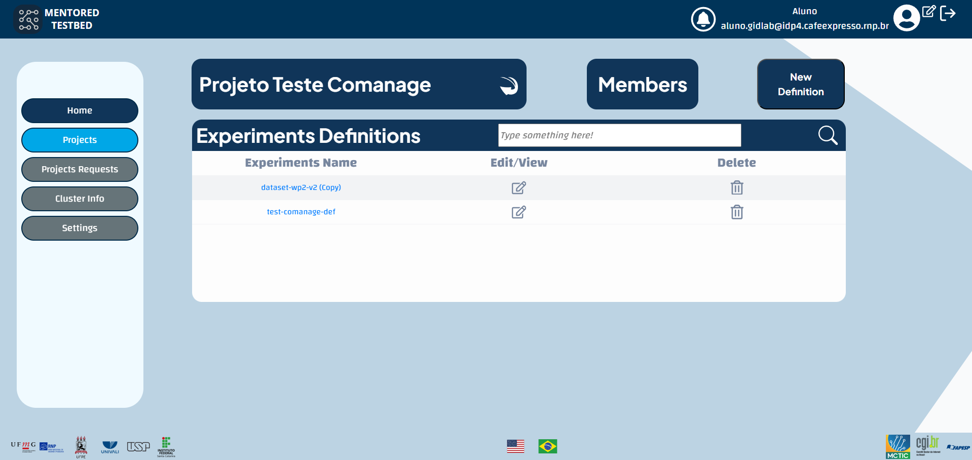 Experiments Definition